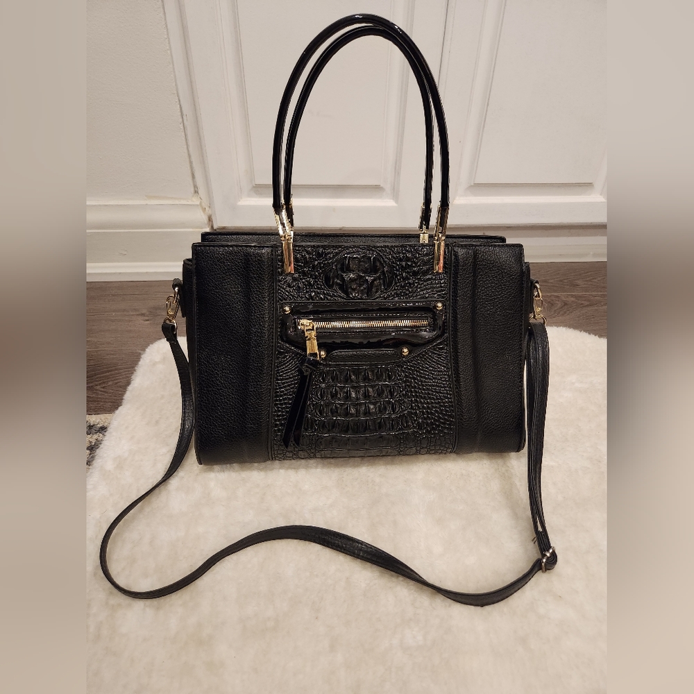 Black and Gold Shoulder Bag